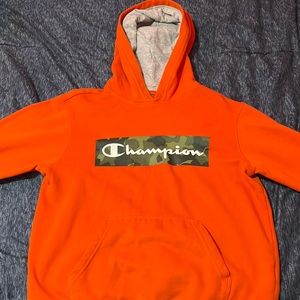 orange and camo logo